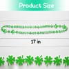 CAMIRUS 20 PCS St. Patrick's Day Shamrock Bead, Metallic Green Happy St. Patricks Day Beads for Kids Dressing-up Accessories, St. Patrick Party Favors Supplies view 2
