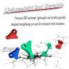 Rcarmumb Front Rear Rocker Arms Upgrades Part for 1/16 E-Revo 71076-3;Mini Slash 70054-1,2PCS Alloy Aluminum Front Rocker Arm & Rear Rocker Arm Hops Up Upgrades Part,Red view 4