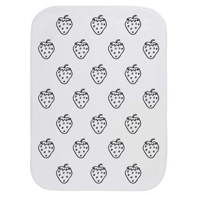 Azeeda 'Cartoon Strawberry' Baby Burp/Wash Cloth (BC00004585)