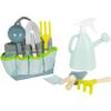 small foot Garden Bag with Garden Tools Made of Wood and Metal, Garden Toy for Children from 3 Years, 12388, White view 1