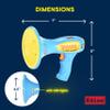 Kidzlane Voice Changer for Kids - Megaphone with LED Lights and 5 Sound Effects - Voice Changer Toy for Boys and Girls Age 5 and Up - Blue view 3