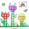 Everplay Magnetic Tile Building Block Set Construction Magnet Tiles Toy Blocks STEM Educational Learning Kit Toddler Preschool Games Rocket Playset Toys Unlimited Creation Boys Girls Age 3 and up view 1