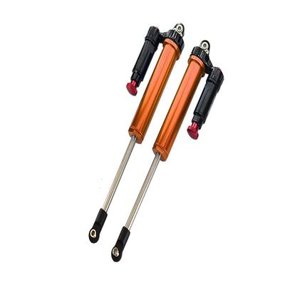 Aluminum 6061-T6 Rear L-Shape Piggy Back (Built-In Piston) Internal Damper 160mm For Traxxas 1:7 Unlimited Desert Racer UDR Pro-Scale 4X4 (#85076-4) Upgrades - Orange