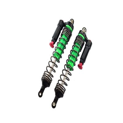 Aluminum 6061-T6 Rear L-Shape Piggy Back (Built-In Piston Spring) Adjustable Spring Dampers 139mm For Traxxas 1:7 Unlimited Desert Racer UDR Pro-Scale 4X4 (#85076-4) Upgrades - Green