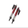 Aluminum 6061-T6 Front L-Shape Piggy Back (Built-In Piston Spring) Adjustable Spring Dampers 135mm For Traxxas 1:7 Unlimited Desert Racer UDR Pro-Scale 4X4 (#85076-4) Upgrades - Red view 1