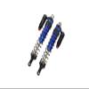 Aluminum 6061-T6 Front L-Shape Piggy Back (Built-In Piston Spring) Adjustable Spring Dampers 135mm For Traxxas 1:7 Unlimited Desert Racer UDR Pro-Scale 4X4 (#85076-4) Upgrades - Blue view 1