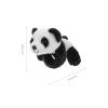 LUOZZY 2pcs Jungle Themed Slap Bracelet Panda Slap Band Stuffed Simulation Animals Slap Bracelet Kids Party Favors view 2