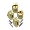 Axial 1/18 UTB18 Capra 4WD Unlimited Trail Buggy AXI01002 Upgrade Parts Brass Hex Adapters 12x10mm view 1