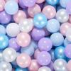 Heopeis Ball Pit Balls - 100pcs Plastic Balls Ocean Pool Toys Children's Toy Balls, Gift for Boys Girls Tents Tunnels Playpen Playhouse Birthday Party Decoration. view 2