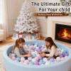 Heopeis Ball Pit Balls - 100pcs Plastic Balls Ocean Pool Toys Children's Toy Balls, Gift for Boys Girls Tents Tunnels Playpen Playhouse Birthday Party Decoration. view 3