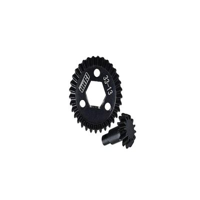 Axial 1/18 UTB18 Capra 4WD Unlimited Trail Buggy AXI01002 Upgrade Parts Medium Carbon Steel Bevel Gear Set 33T/13T - Black