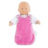 Corolle Mini Calin Good Night Blossom Garden - 8" Soft Boy Baby Doll with Vanilla Scent, White and Pink Pajamas, Sleeping Bag & Sleeping Eyes for Girls Ages 18 Months+, Cute Reborn Realistic view 2