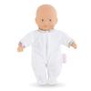 Corolle Mini Calin Good Night Blossom Garden - 8" Soft Boy Baby Doll with Vanilla Scent, White and Pink Pajamas, Sleeping Bag & Sleeping Eyes for Girls Ages 18 Months+, Cute Reborn Realistic view 3