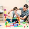 PicassoTiles 8pc Marbles for Magnetic Block Tiles Marble Run Race Track Magnet Building Tile Blocks Racetrack Maze Construction Toys Creative Toy Girls Boys 3 and Up Early Education STEM Learning Kit view 2