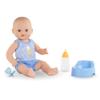 Corolle Drink and Wet Bath Baby Paul - 14 Boy Baby Doll with 3 Accessories - Bottle, Potty, and Pacifier - Really Drinks and Goes Potty, for Kids Ages 2 Years and up view 1