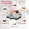 1 Pack Large Storage Baskets Bins Bathtub Koala with Sunflower Collapsible Storage Box Laundry Organizer for Closet Shelf Nursery Kids Bedroom Funny Animals Black Grey view 2