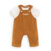 Corolle 14 Baby Doll Outfit - Loire Riverside Overalls and T-Shirt - Mon Grand Poupon Outfits and Accessories fit 14" Dolls, for Kids Ages 2 Years and up view 1