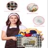2 Pack Large Storage Baskets Bins Sunflower Collapsible Storage Box Laundry Organizer for Closet Shelf Nursery Kids Bedroom Black and White Plaid Truck Summer Bee view 4