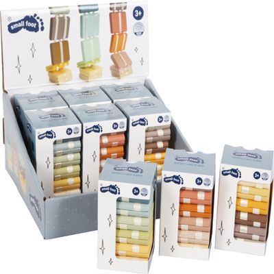 Small Foot Display Wooden Jacob's Ladder, Set of 9 Magic Flaps for Children from 3 Years, Promotes Logical Thinking, 12344 Toys, Multicoloured