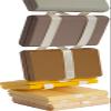 Small Foot Display Wooden Jacob's Ladder, Set of 9 Magic Flaps for Children from 3 Years, Promotes Logical Thinking, 12344 Toys, Multicoloured view 3