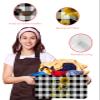 2 Pack Large Storage Baskets Bins Summer Sunflower Collapsible Storage Box Laundry Organizer for Closet Shelf Nursery Kids Bedroom Black Plaid Summer Flower Bee view 4