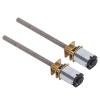 2Pcs DC6V Micro Electric Reduction Motor 1000RPM 4MM Shaft Low Noise M4x55mm for Hobby RC Power Plant Driveline Systems view 1