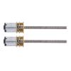 2Pcs DC6V Micro Electric Reduction Motor 1000RPM 4MM Shaft Low Noise M4x55mm for Hobby RC Power Plant Driveline Systems view 2