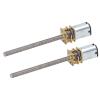 2Pcs DC6V Micro Electric Reduction Motor 1000RPM 4MM Shaft Low Noise M4x55mm for Hobby RC Power Plant Driveline Systems view 3