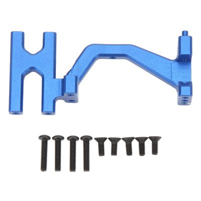 Oumefar Aluminum Steering Servo Mount Lightweight Upgrade RC Car Accessories for LOSI Baja Rey 1/10 4WD RC Car Replacement Part(Dark Blue)