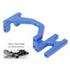 Oumefar Aluminum Steering Servo Mount Lightweight Upgrade RC Car Accessories for LOSI Baja Rey 1/10 4WD RC Car Replacement Part(Dark Blue) view 3
