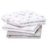 aden + anais Boutique Musy Squares, 100% Organic Cotton Muslin, Lightweight and Beathable Diaper Bag Essential, 3 Pack, Map The Stars view 1