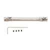 Oumefar RC Center Drive Shaft, Silver Stainless Steel Center D Shaped Hole Drive Shaft for AXIAL SCX24 1/24 Car 6993mm, 1/24 RC Drive Shaft RC Accessories view 1