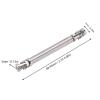 Oumefar RC Center Drive Shaft, Silver Stainless Steel Center D Shaped Hole Drive Shaft for AXIAL SCX24 1/24 Car 6993mm, 1/24 RC Drive Shaft RC Accessories view 4