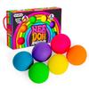Schylling NeeDoh Rainboh Teenie - Sensory Squeeze Toy - Contains 6 Mini Groovy Globs - 1.5" Wide - Multicolored view 1