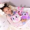 Adora Cuddle Monster 7 Ultra-Soft Stuffed Animal Fidget Toy with Adorable Pink Glittery Details, Birthday Gift for Ages 3+ - Happy Teddy view 2
