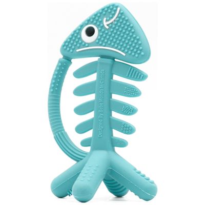 3 in 1 Infant Toys, Baby Teething Toys 36 612 Months, Teethers for Babies 03612 Months for Teething Relief, Baby Gift, Baby Teether Toys, Silicone Sensory Toys, USA Patent Pending, Fish Turquise