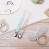 Pacifier Clip for Baby Boy Girl Pacifier Holder Silicone Pacifier Clips for Boys Girls Newborn Birthday Baby Shower Soothie - Set of 2 with Metal Clip (Fish) view 3