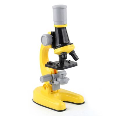 JUIYU Microscope Accessories Kit Digital Biological Laboratory Microscope Kit LED 400X-1200X Educational Gift for Child Microscope Slides (Color : Yellow)