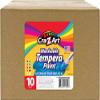 Cra-Z-Art Washable Tempera Paint Bulk Pack 10ct, Assorted Colors 8oz each bottle view 2