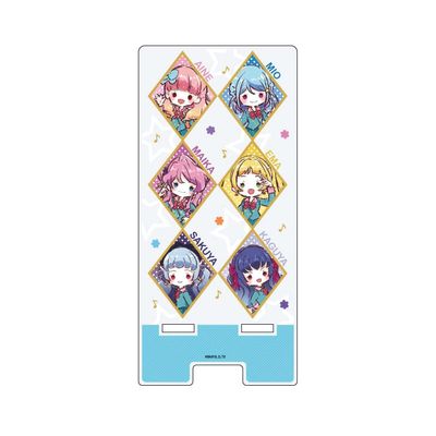 Aikatsu Friends! & Aikatsu on Parade! 01 Aine & Mai Flower & Emma & Sakuya & Kaguya [Graph Art Illustration] Smakara Stand