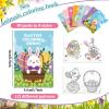 Sinmoe 48 Pcs Mini Easter Coloring Books Bulk Happy Easter Activity Books for Basket Supplies Stuffers Coloring Gifts for Activity Decorations view 2