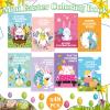 Sinmoe 48 Pcs Mini Easter Coloring Books Bulk Happy Easter Activity Books for Basket Supplies Stuffers Coloring Gifts for Activity Decorations view 3