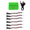 6 in 1 Max 2.5A Current Input 3.7V Lipo Battery Fast Charger for Drone with JST/SM/2.0 Port Cables view 1