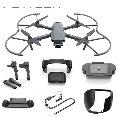 ABZEKH Drone Accessories for PGYTECH for DJI Mavic 2 for Pro LED Landing Gear Extension Propellers Motor Holder Fixator Remote Control Guard Lens Hood (Color : Landing Gear)