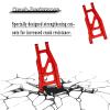 hopsupRC Front Rear Suspension Arm Upgrades Part for 1/10 Slash 4x4 VXL/Rustler 4x4 VXL/Stampede 4x4 VXL/Hoss 4x4 VXL 4wd,4pcs Aluminum A Arms (More Durable Arm) Hops Up,Red view 4
