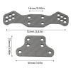 Alomejor Shock Tower Front Light Bar Bracket Mount Kit, Carbon Fiber Front Shock Tower for 1/10 for for RC Car view 3