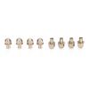 VBESTLIFE RC Hex Wheel Hub Nuts, 8Pcs Stainless Steel Extension Nuts for Axial SCX10 D90 GEN8 RC Crawler Truck Upgrades and Replacements view 1