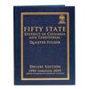 Whitman US Washington Statehood Quarter Coin Deluxe Edition Folder Full Series P & D Including DC & Territories 1999  2009#80783 view 1