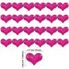 24Pcs Valentines Day Heart Cupcake Toppers Rose Red Valentines Day Cupcake Picks Decorations for Valentine's Day Theme Wedding Engagement Bridal Shower Birthday Party Cake Decorations Supplies view 2