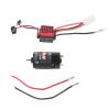 RC Car Motor,550 Brushed Motor 360A Brushed Electronic Speed Controller ESC Fit for 1/10 RC Car (21T) view 1